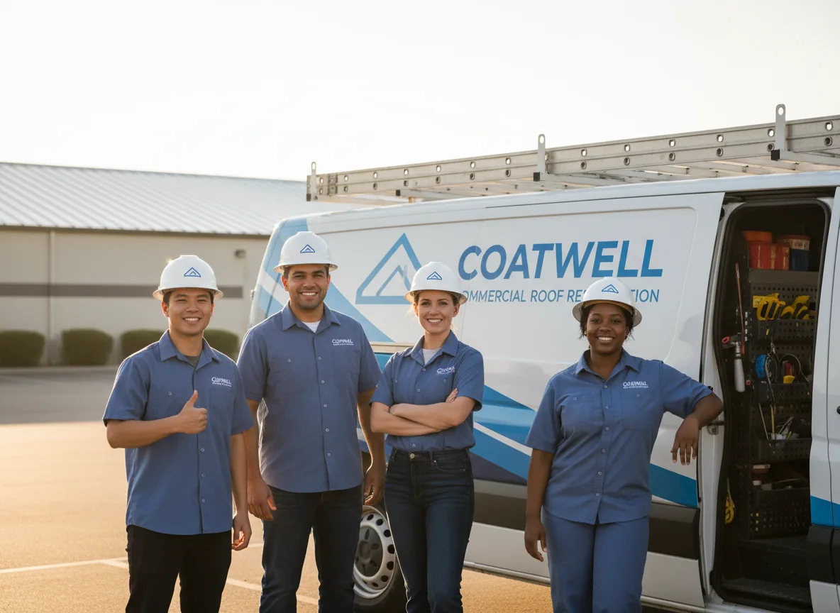 Commercial roof coating company in Elsah, IL